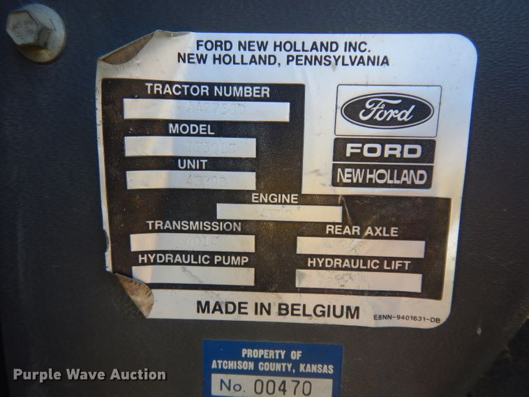 image for item DG6300 Ford 675D backhoe