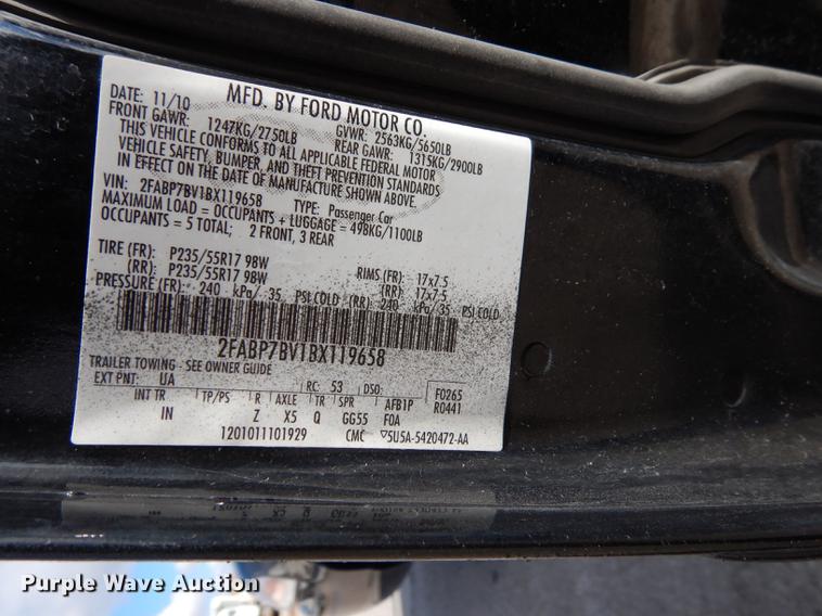 image for item DG6308 2011 Ford Crown Victoria Police Interceptor