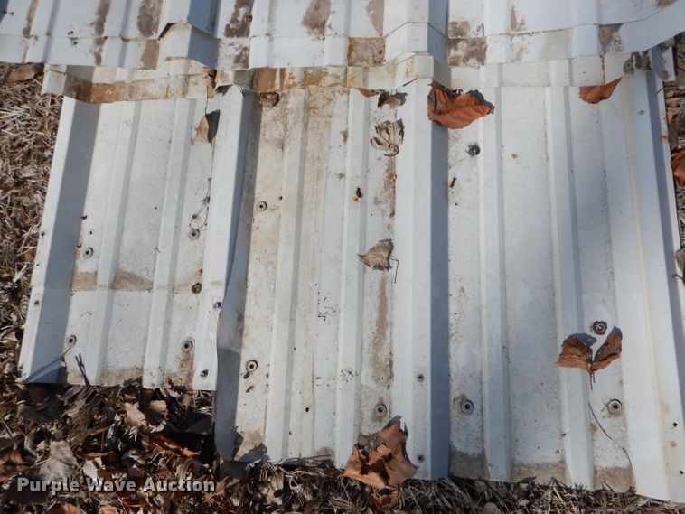 image for item DG6323 Approximately 44 sheets of metal roofing