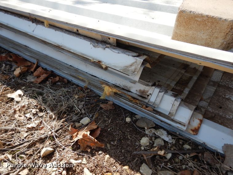 image for item DG6323 Approximately 44 sheets of metal roofing