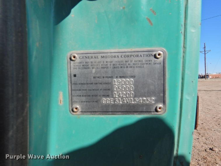 image for item DI0030 1974 Chevrolet C60 winch truck