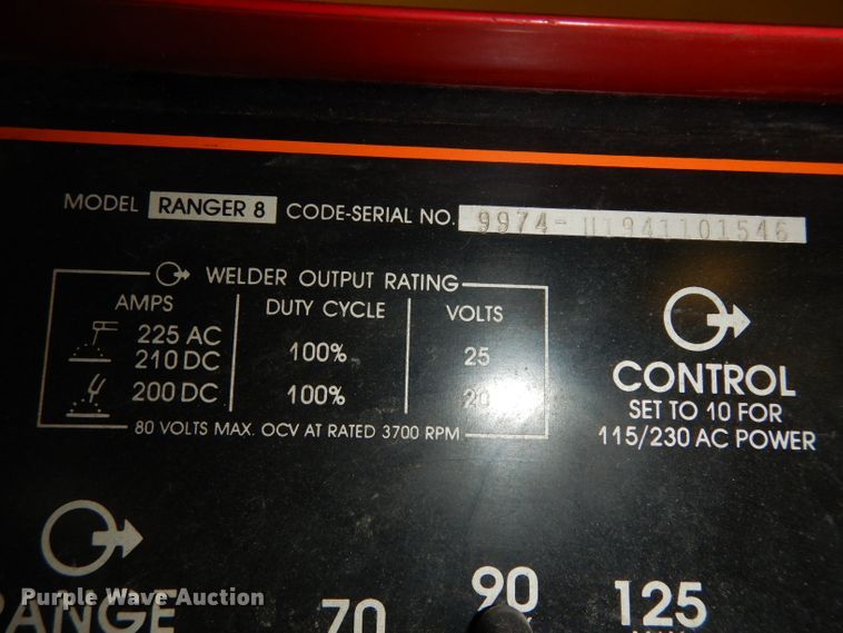 image for item FD9821 (2) Lincoln welders