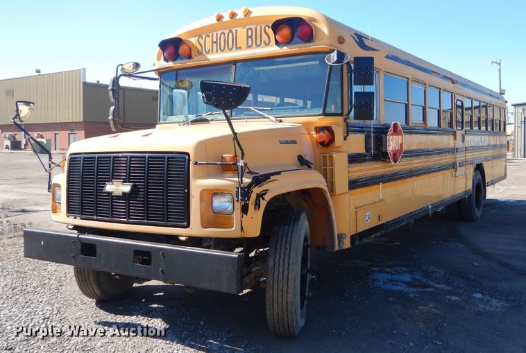 image for item GG9627 1995 Chevrolet Blue Bird school bus