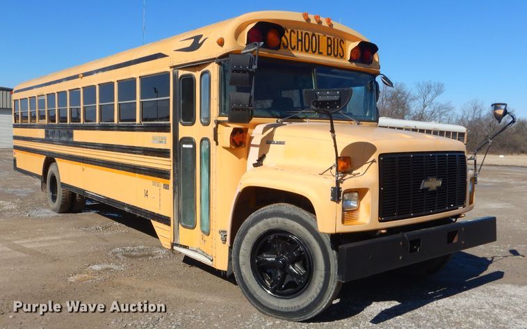 image for item GG9627 1995 Chevrolet Blue Bird school bus