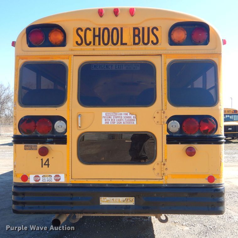 image for item GG9627 1995 Chevrolet Blue Bird school bus