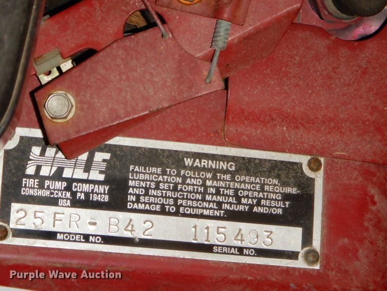 image for item GG9683 Hale 25FR-B42 pump