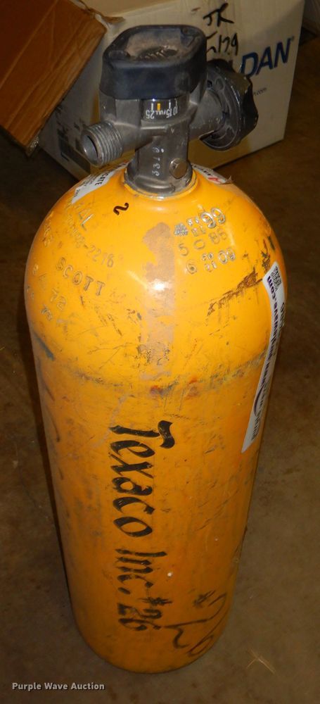 image for item GG9686 (11) SCBA steel bottles