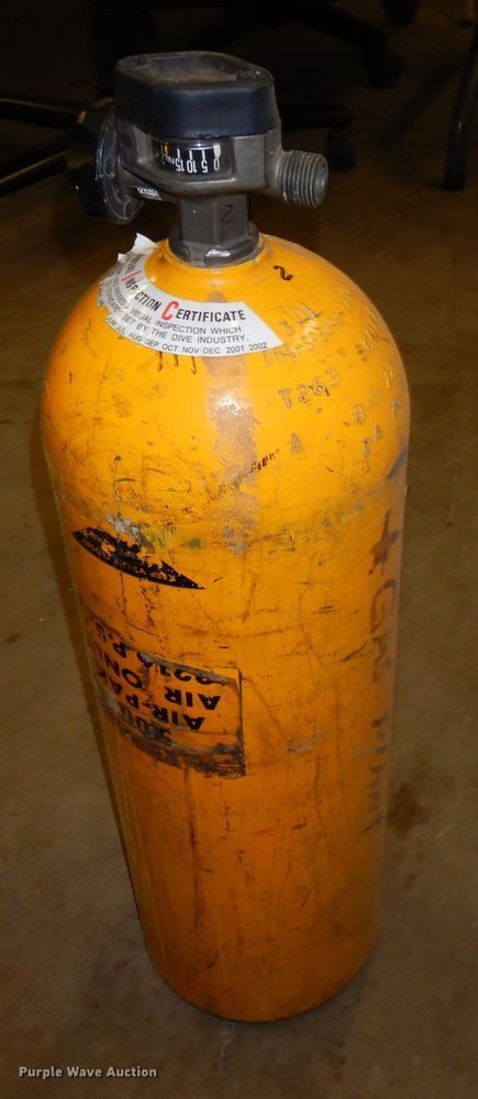 image for item GG9686 (11) SCBA steel bottles