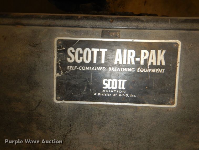 image for item GG9687 Approximately 10 Scott Air-Pak SCBA Snorkel packs