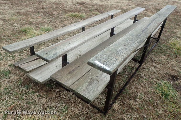 image for item GN9632 (4) wood bleachers