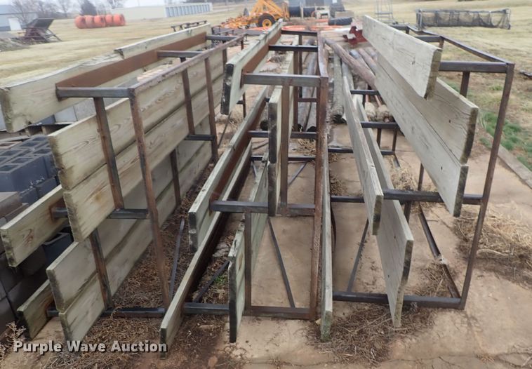 image for item GN9632 (4) wood bleachers