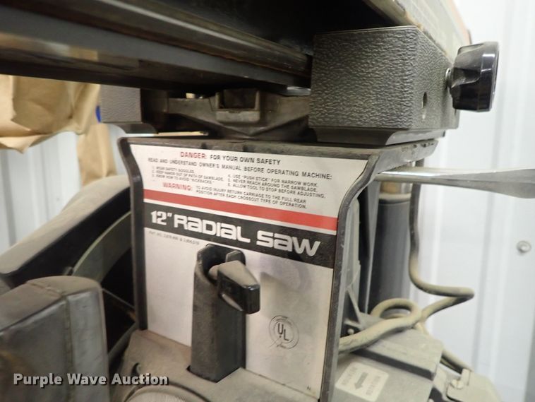 image for item GN9642 Craftsman radial arm saw