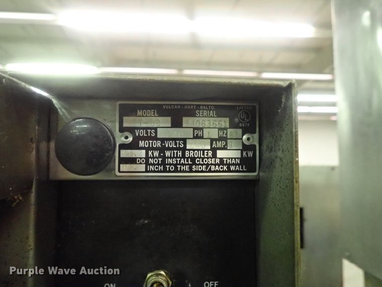 image for item GN9649 Vulcan oven