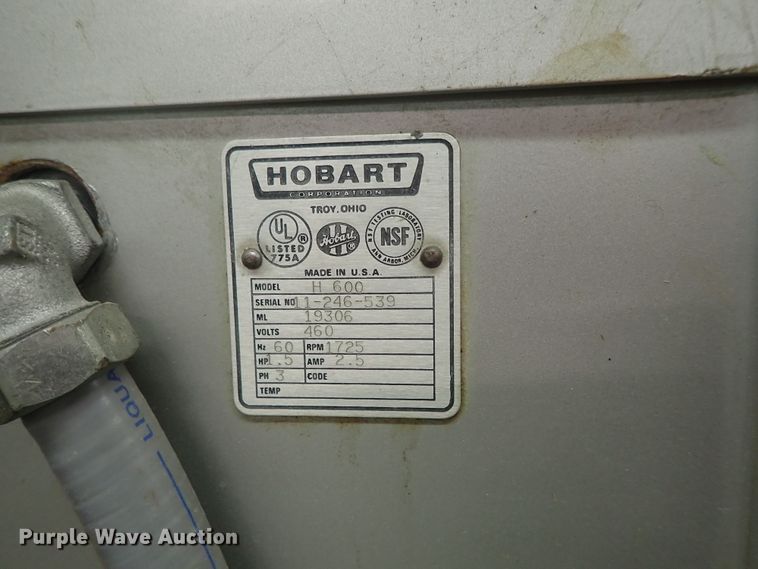 image for item GN9651 Hobart H600 mixer