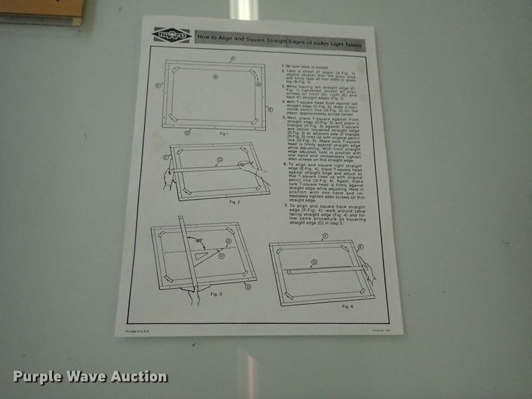 image for item GN9689 NuArc VLT42F light table