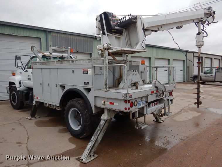 image for item GN9975 1995 Chevrolet Kodiak C6500 digger derrick truck