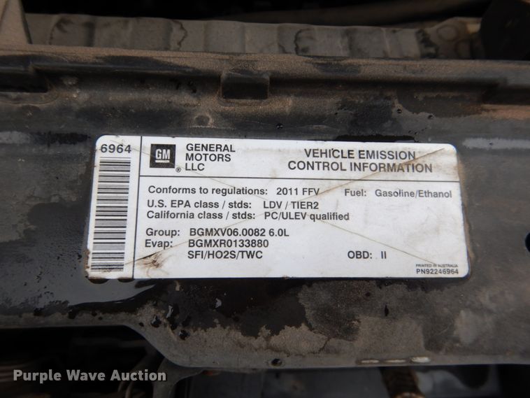 image for item GN9976 2011 Chevrolet Caprice Police