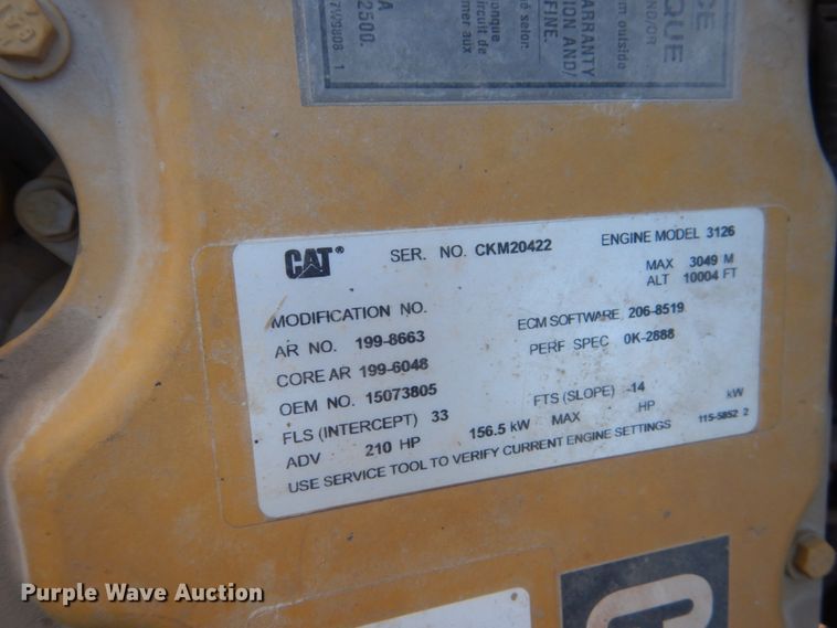 image for item GW9480 2002 GMC C6500 flatbed truck