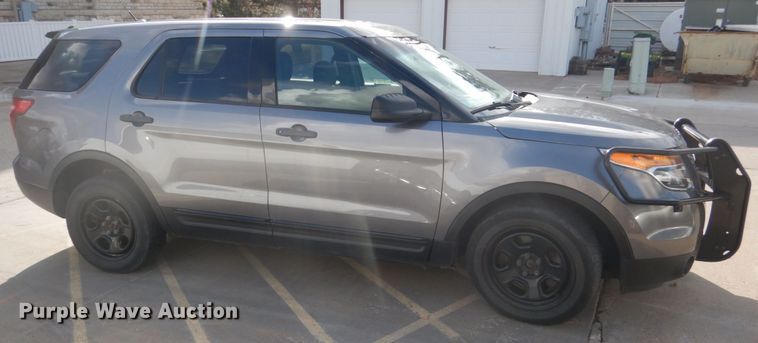 image for item GX9877 2015 Ford Explorer Police Interceptor SUV