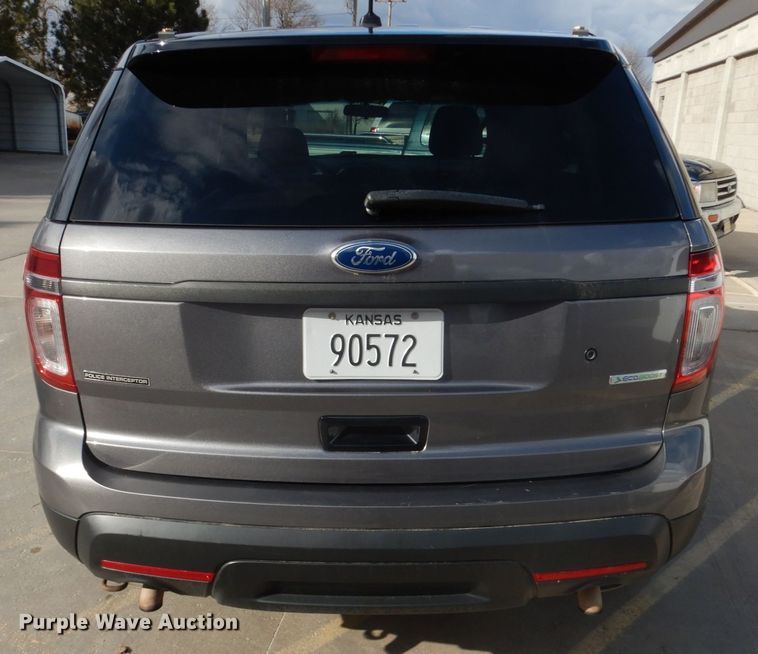 image for item GX9877 2015 Ford Explorer Police Interceptor SUV