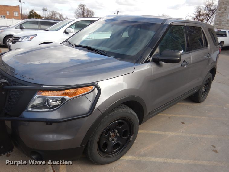 image for item GX9877 2015 Ford Explorer Police Interceptor SUV