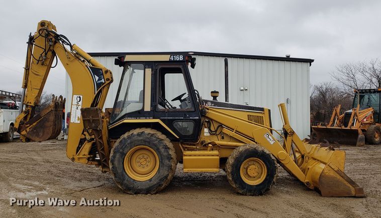 image for item L1417 1996 Caterpillar 416B backhoe