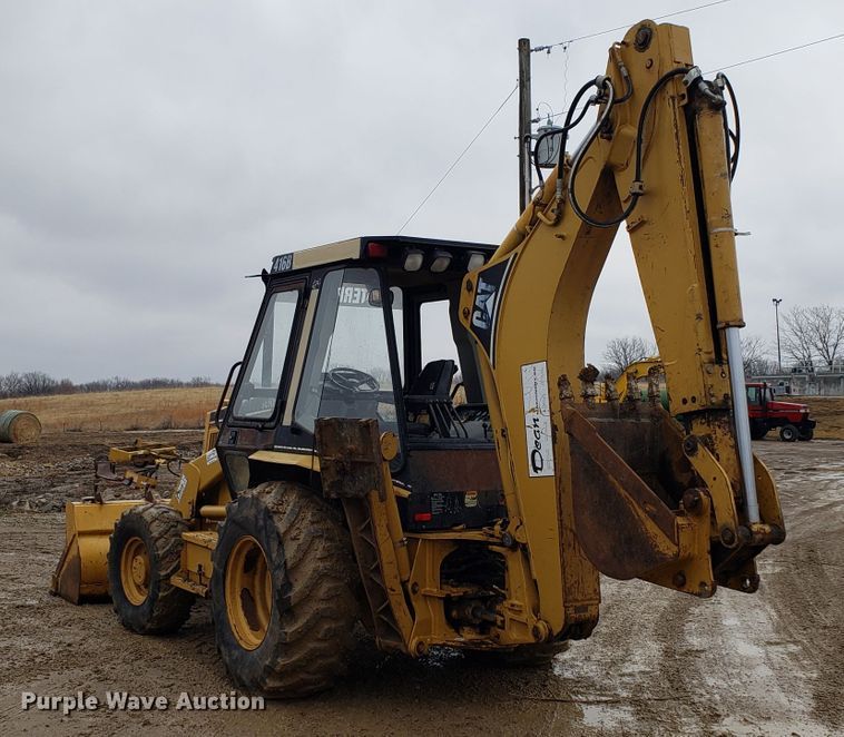 image for item L1417 1996 Caterpillar 416B backhoe