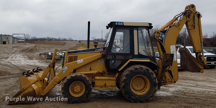 image for item L1417 1996 Caterpillar 416B backhoe