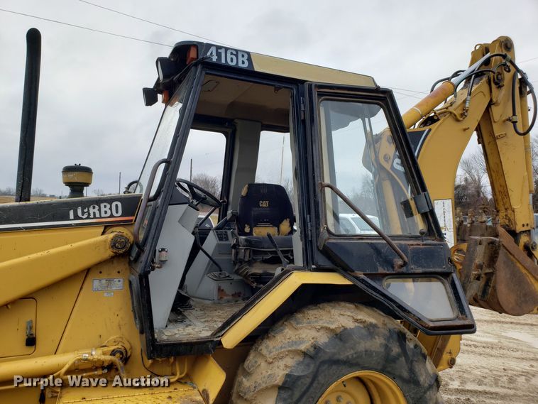 image for item L1417 1996 Caterpillar 416B backhoe