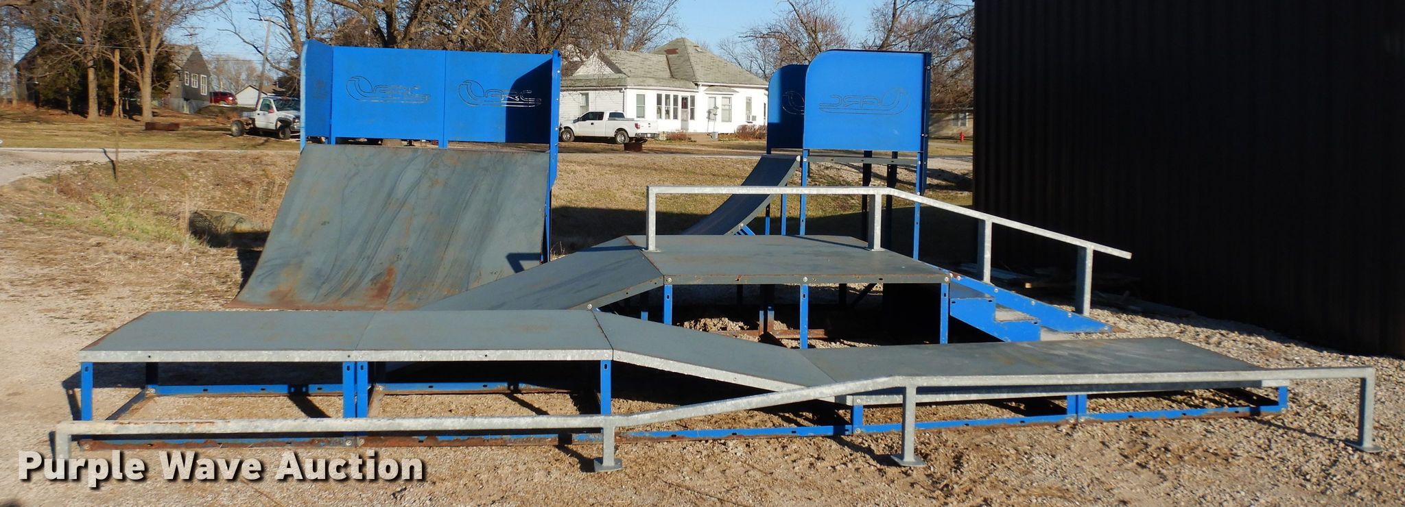 Carc steel skate park equipment in Gridley, KS Item FY9354 sold