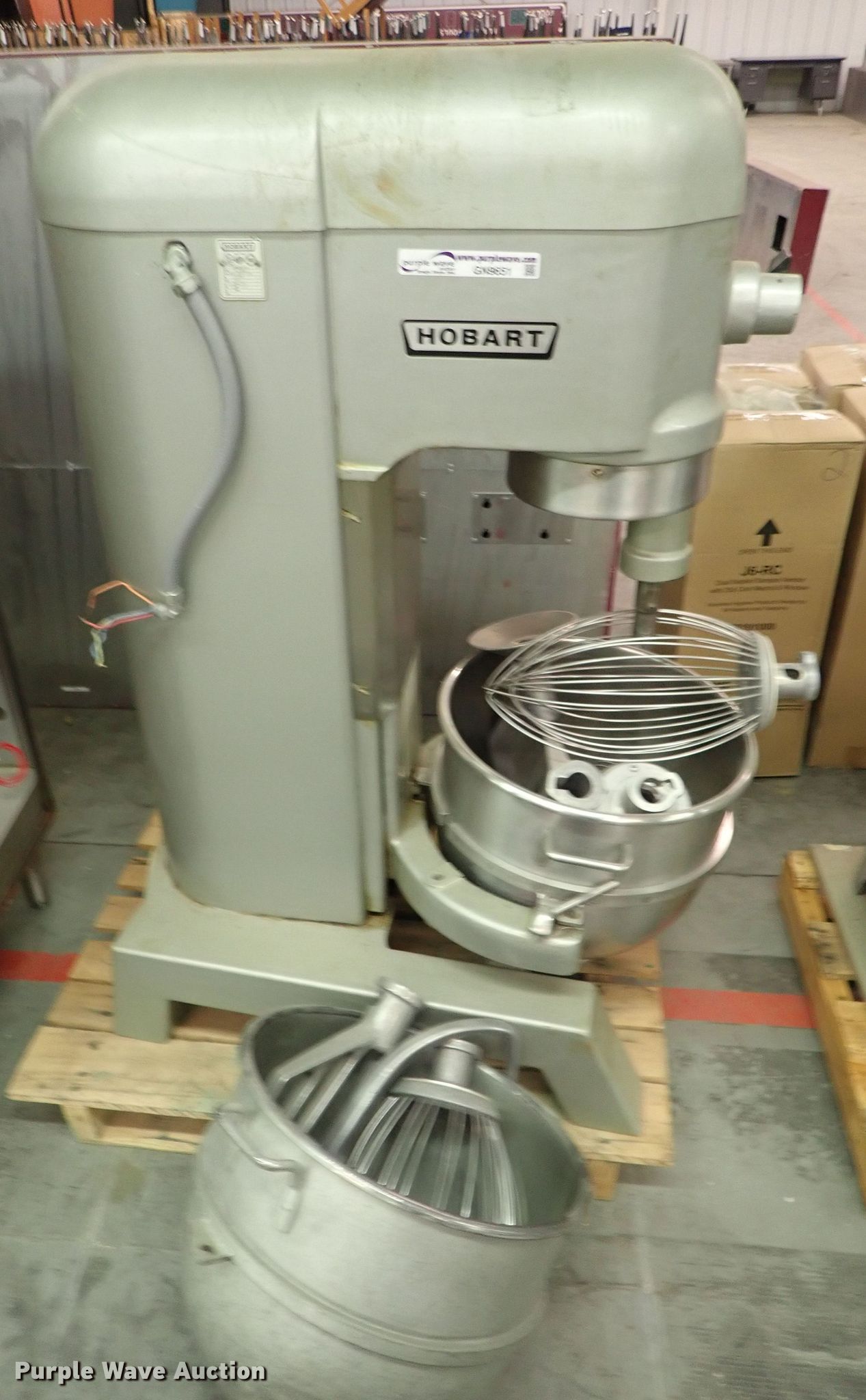 Hobart H600 mixer in Buhler, KS Item GN9651 sold Purple Wave