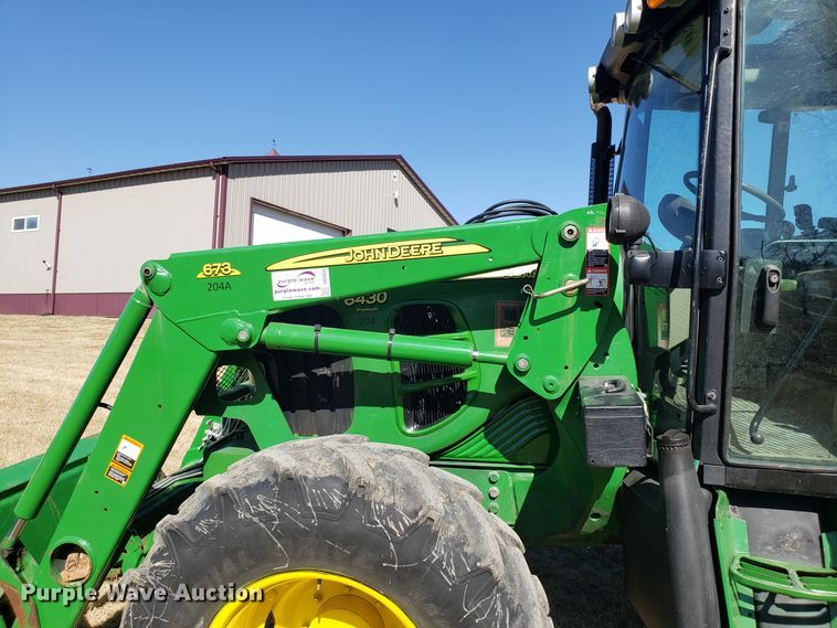 image for item DD2639 2009 John Deere 6430 Premium MFWD tractor