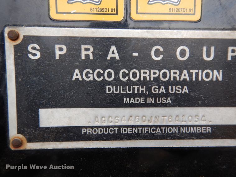 image for item DG6749 2008 SpraCoupe 4460 sprayer