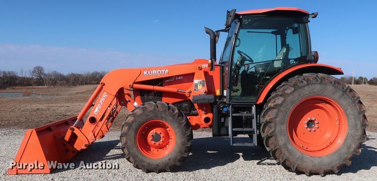 image for item DH0852 2017 Kubota M6-141 MFWD tractor