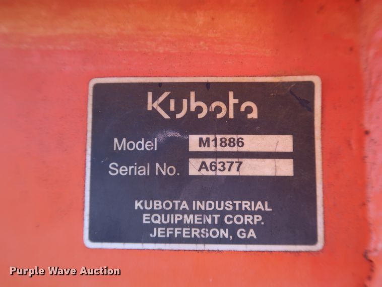 image for item DH0852 2017 Kubota M6-141 MFWD tractor