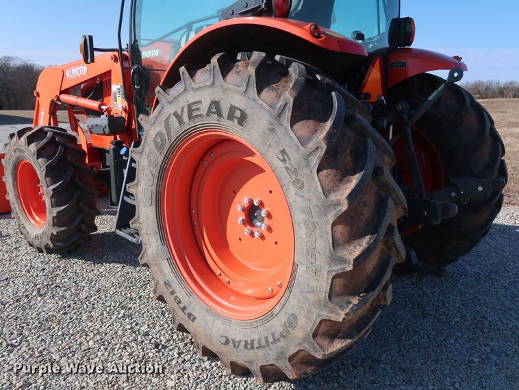image for item DH0852 2017 Kubota M6-141 MFWD tractor