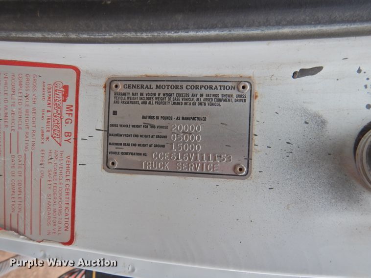 image for item DI0040 1976 Chevrolet C60 grain truck