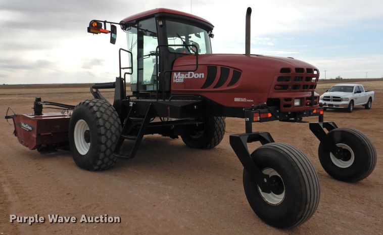 image for item DI0047 2012 MacDon M205 windrower