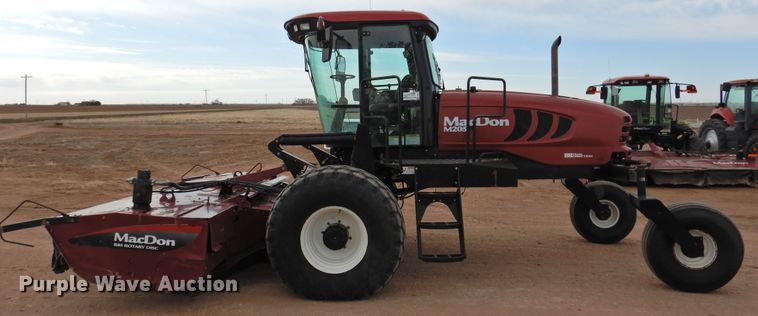 image for item DI0047 2012 MacDon M205 windrower