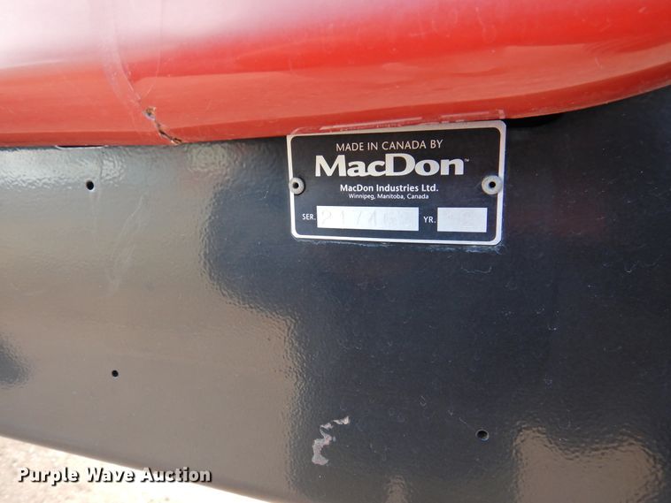 image for item DI0047 2012 MacDon M205 windrower