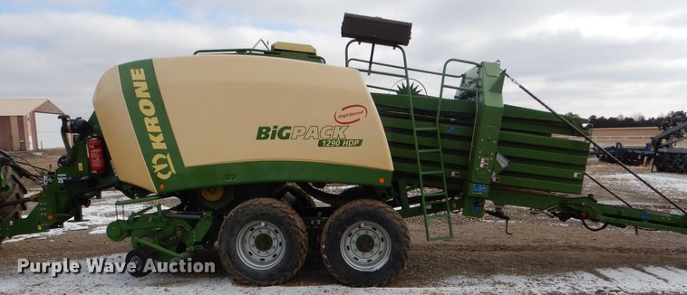 image for item GX9761 2013 Krone Big Pack 1290 HDP High Speed large square baler