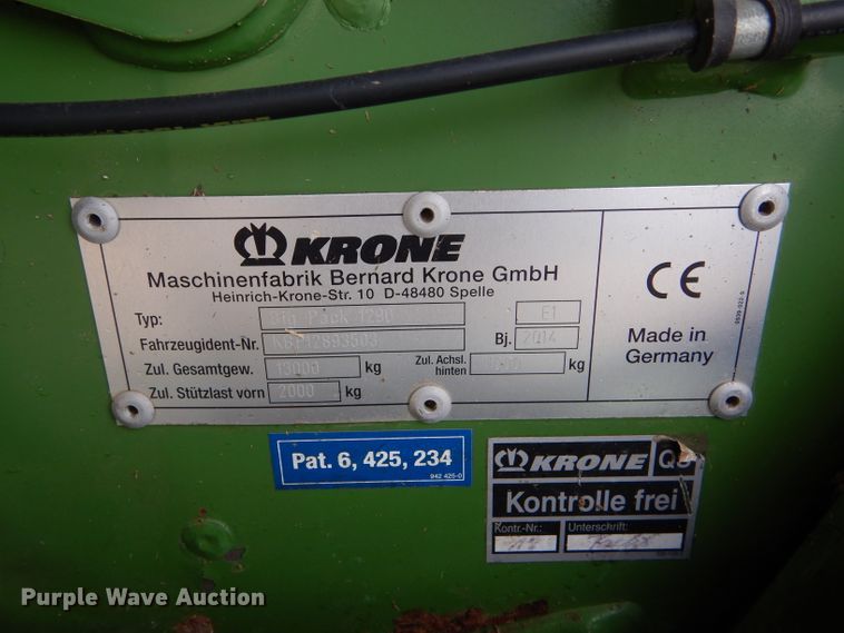 image for item GX9762 2014 Krone Big Pack 1290 HDP High Speed large square baler