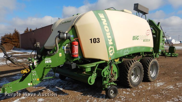 image for item GX9763 2013 Krone Big Pack 1290 HDP High Speed large square baler