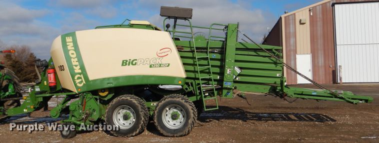 image for item GX9763 2013 Krone Big Pack 1290 HDP High Speed large square baler