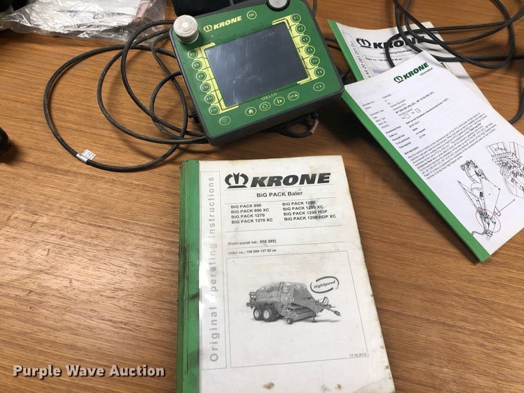 image for item GX9763 2013 Krone Big Pack 1290 HDP High Speed large square baler