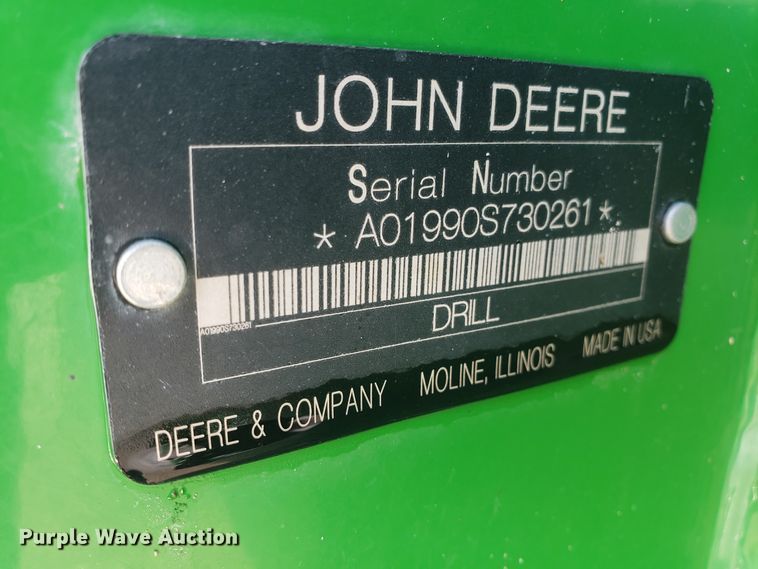 image for item L1437 2009 John Deere 1990 CCS air seeder