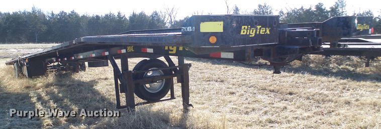 image for item DD1780 2014 Big Tex 20AC-51 equipment trailer
