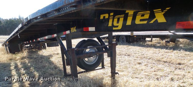 image for item DD1780 2014 Big Tex 20AC-51 equipment trailer
