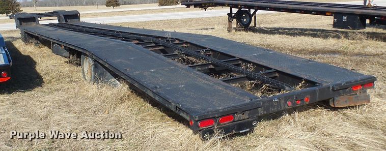 image for item DD1781 1997 drop deck equipment trailer