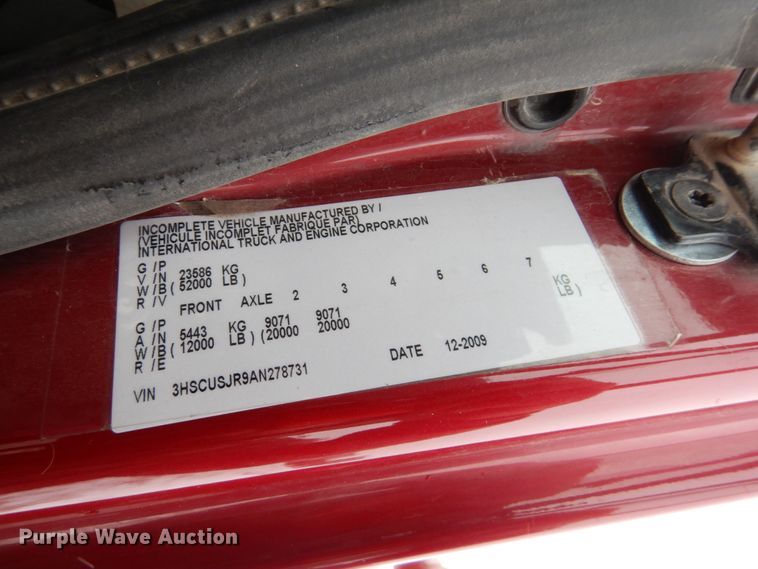 image for item DF7373 2010 International ProStar Eagle Premium semi truck